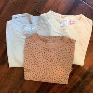 Zara (set of 3) Long Sleeve Shirts - Kids 3-4yr
